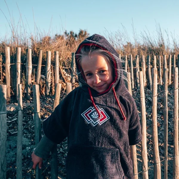 Poncho Surf Saint-Jacques Enfant - Blue Line
