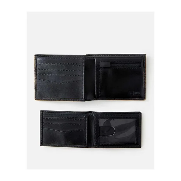 Portefeuille RIPCURL Stagger Rfid 2 In 1 Black/Brown