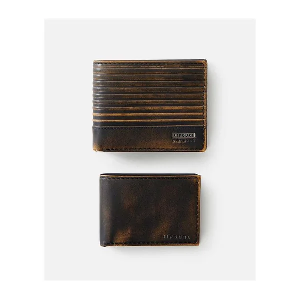 Portefeuille RIPCURL Stagger Rfid 2 In 1 Black/Brown