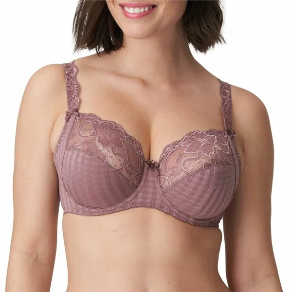 PrimaDonna - Soutien-gorge plein buste avec dentelle 34 (75) H Satin Taupe Madison
