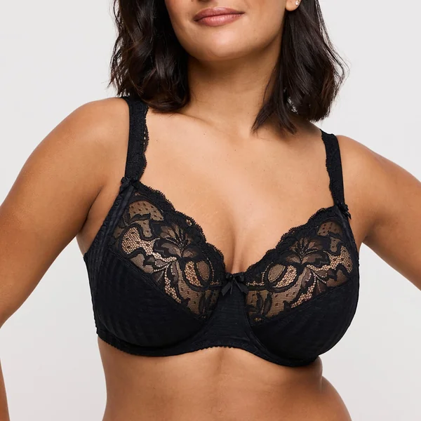 PrimaDonna - Soutien-gorge plein buste avec dentelle 38 (85) E Noir Madison