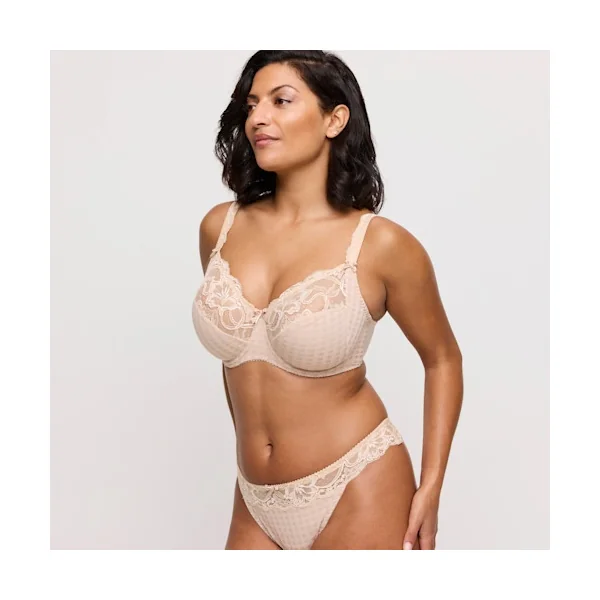 PrimaDonna - Soutien-gorge plein buste avec dentelle 44 (100) D Café au Lait Madison