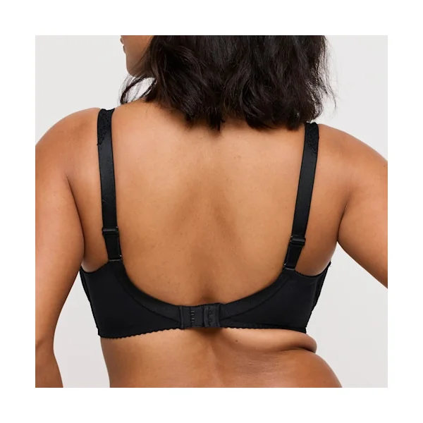 PrimaDonna - Soutien-gorge plein buste avec dentelle 44 (100) F Noir Madison
