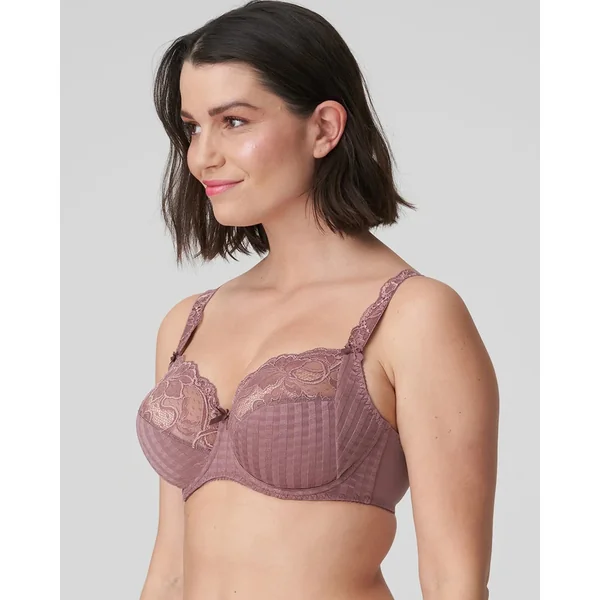 PrimaDonna - Soutien-gorge plein buste avec dentelle 46 (105) F Satin Taupe Madison