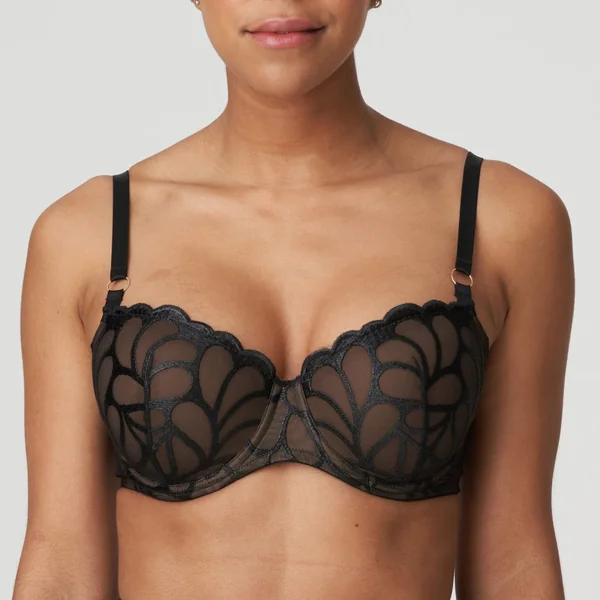 PrimaDonna Twist - Soutien-gorge balconnet rembourré 38 (85) G Noir Aphrodisia