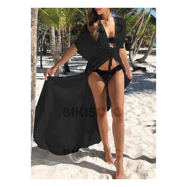 Robe de plage longue blanche