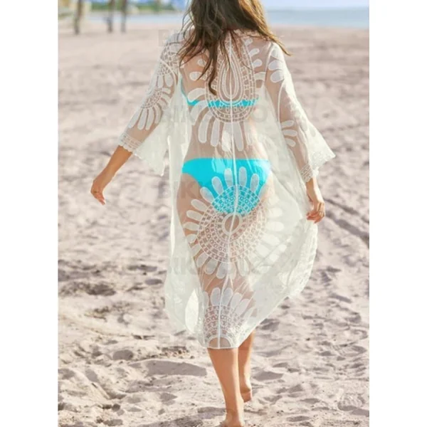 Robes de plages longues transparente
