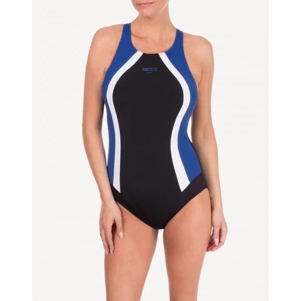 Roots - One-Piece "X" Back cote bleu Noir 16