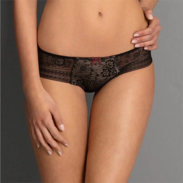 Rosa Faia - Culotte bikini Noir 12 Fleur