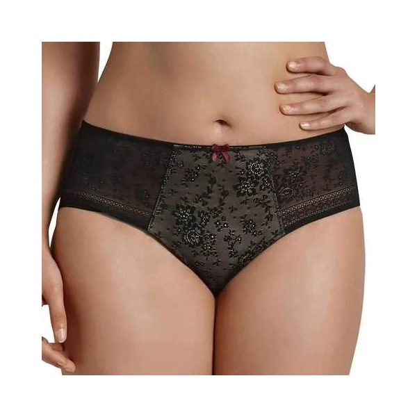 Rosa Faia - High-waist briefs Noir 14 Fleur