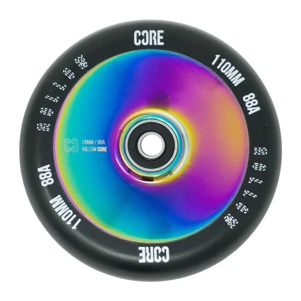 Roue trottinette CORE Hollow V2 Neochrome/Black 110mm