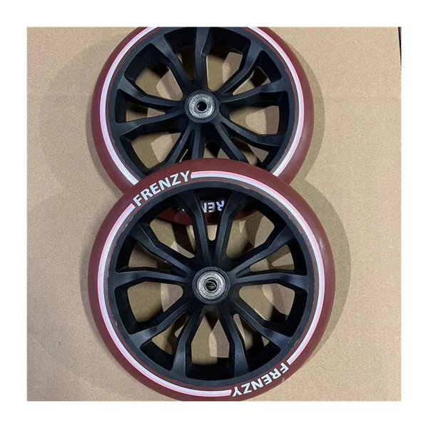 Roue trottinette FRENZY Wheels 200mm Black/Red