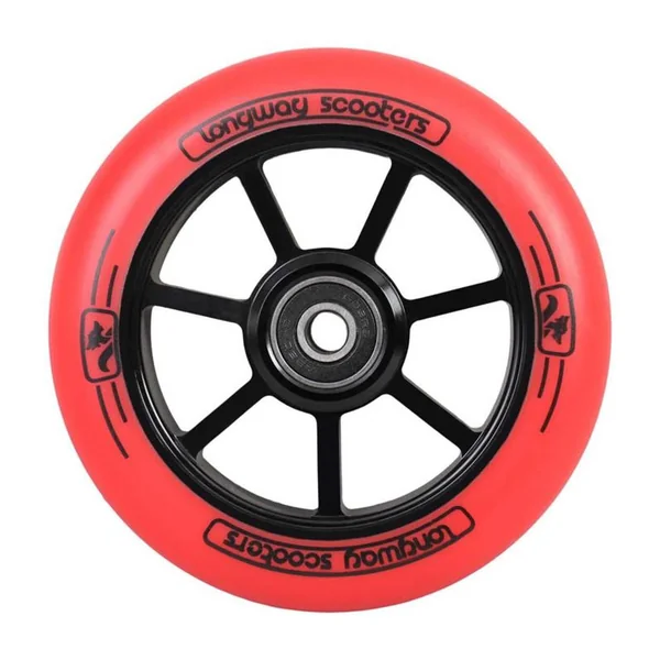 Roue trottinette LONGWAY Shaft Rouge