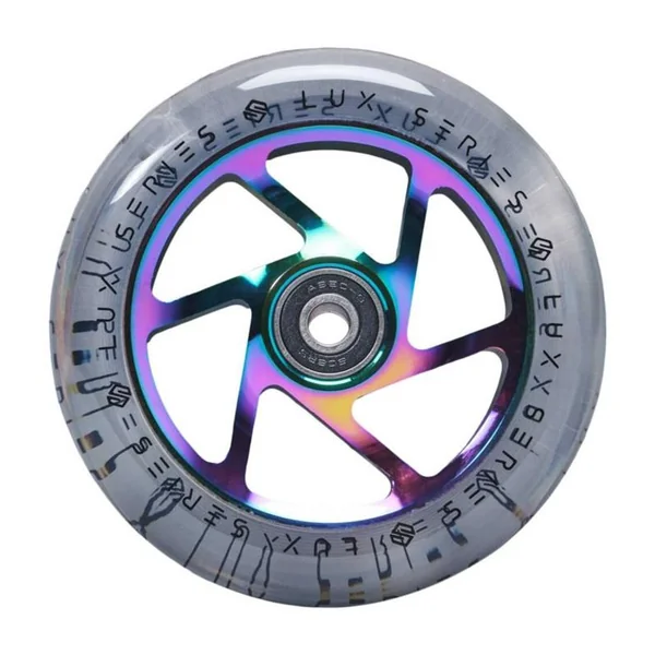 Roue trottinette STRIKER Lux Clear Rainbow 110mm
