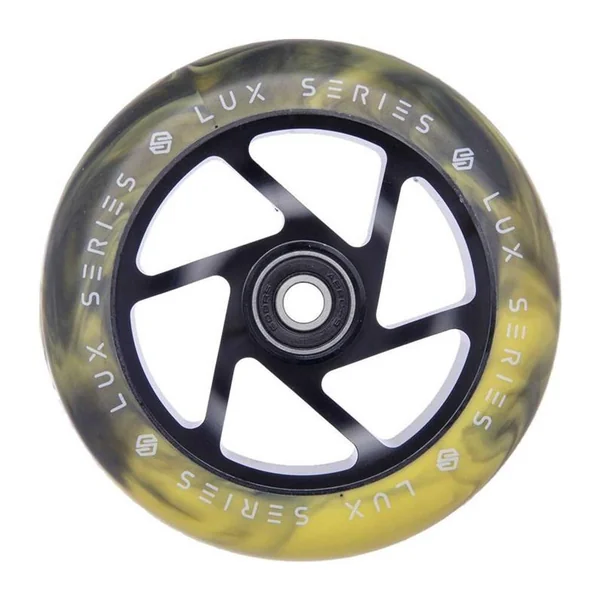Roue trottinette STRIKER Lux Noir/Jaune 110mm