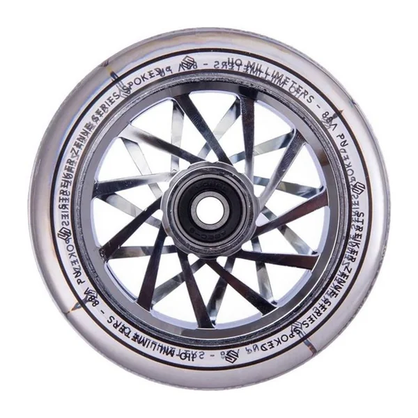 Roue trottinette STRIKER Zenue Series Clear Chrome 110mm