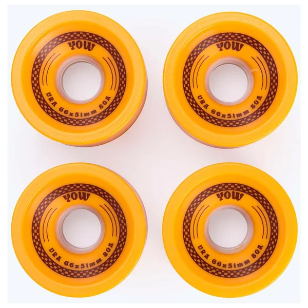 Roues longboard skate Yow Ura Wheels Set 66mm - 80A