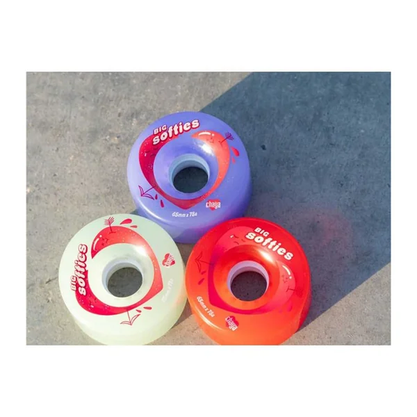 Roues roller CHAYA Big Softie`s Clear Purple