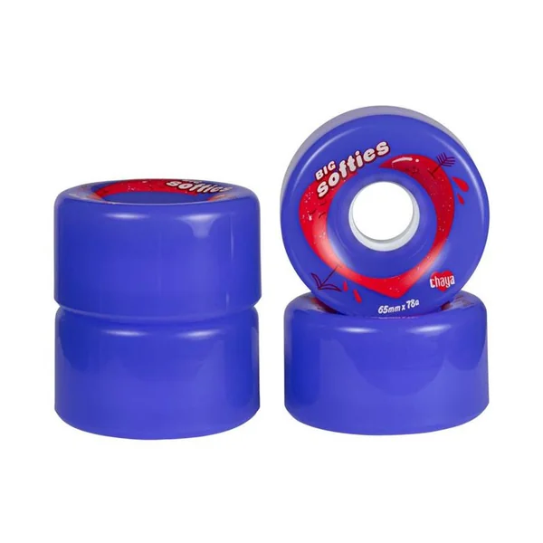 Roues roller CHAYA Big Softie`s Clear Purple