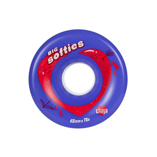 Roues roller CHAYA Big Softie`s Clear Purple