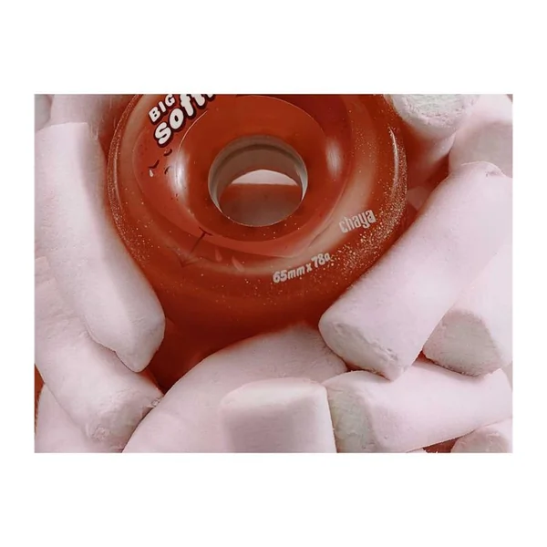 Roues roller CHAYA Big Softie`s Clear Red