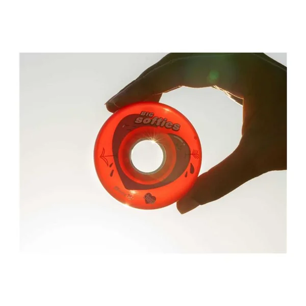 Roues roller CHAYA Big Softie`s Clear Red