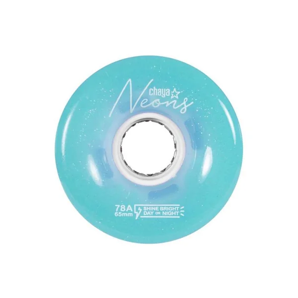 Roues roller CHAYA Neon LED Blue