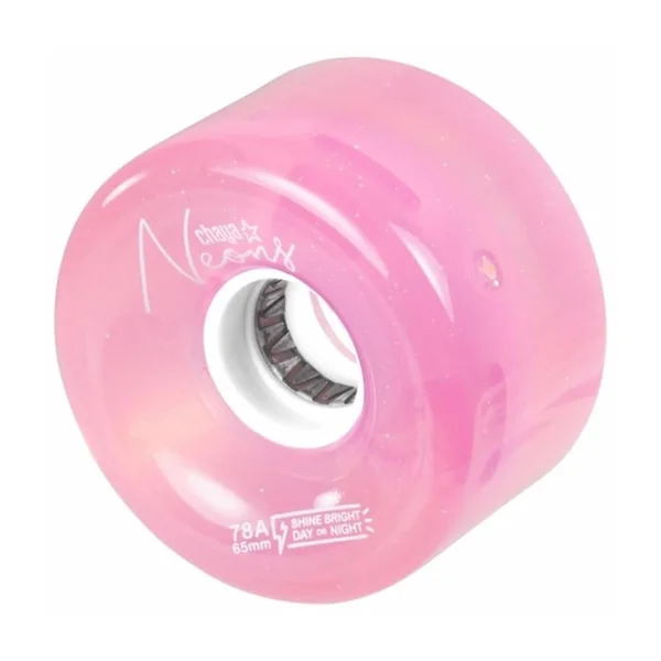 Roues roller CHAYA Neon LED Pink