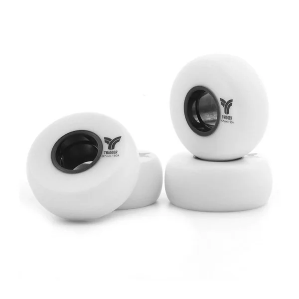 Roues rollers street TRIGGER Level 90A Blanc x4 Blanc