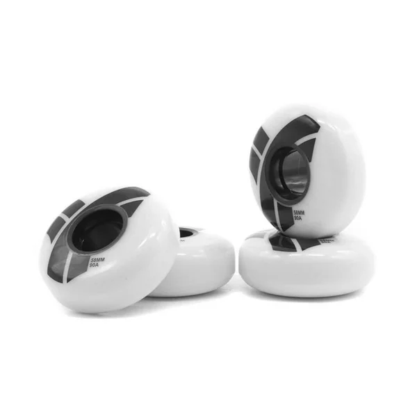 Roues rollers street TRIGGER Team x4 Blanc 58 mm