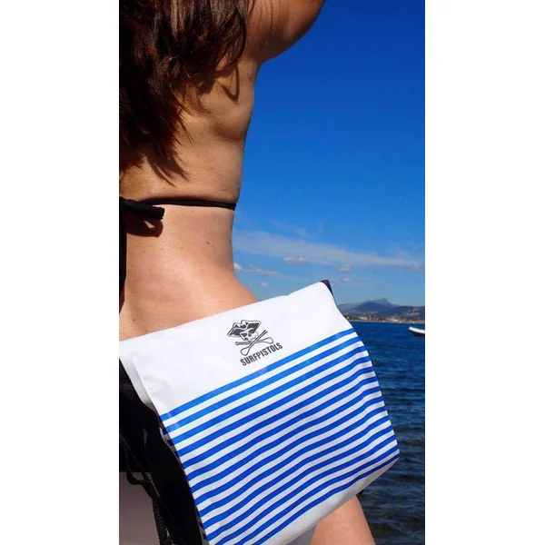 SAC CEINTURE BANANE ETANCHE MARINIERE WHITE 3L