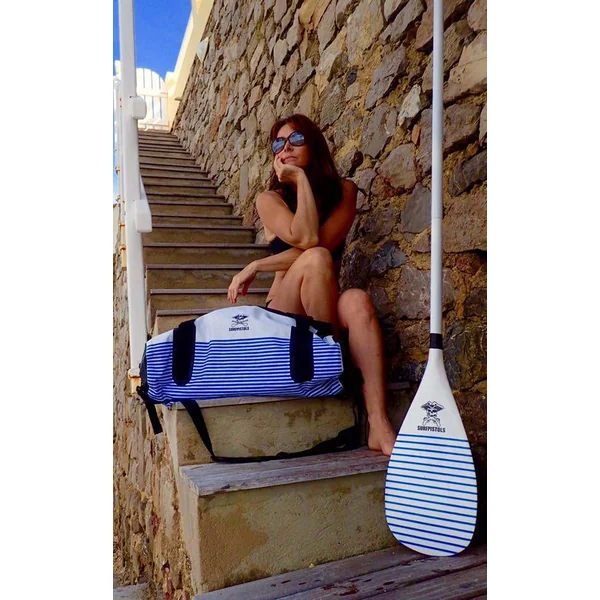 SAC EXPEDITION ETANCHE DRY DUFFLE BAG MARINIERE WHITE 30L