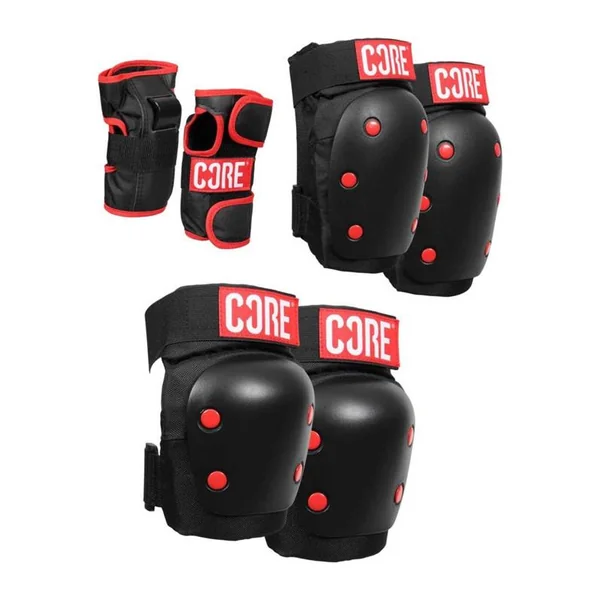 Set de protections CORE Skate Noir