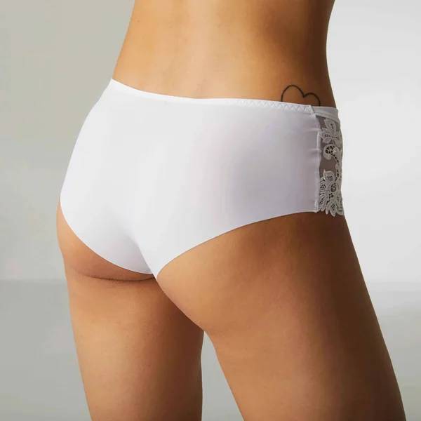 Simone Pérèle - Culotte Shorty Blanc L/3 Saga