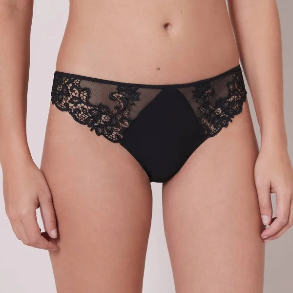Simone Pérèle - Culotte String Noir XL/4 Saga
