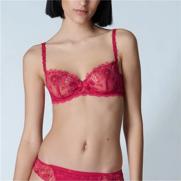 Simone Pérèle - Soutien-gorge corbeille 32 (70) E Rubis Rose Wish
