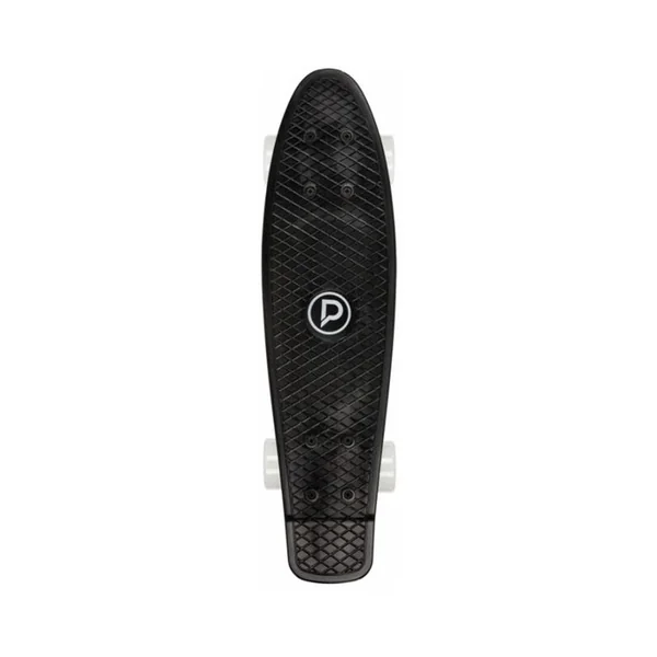 Skate cruiser PLAYLIFE Vinylboard 22*6 Black - white Wheels