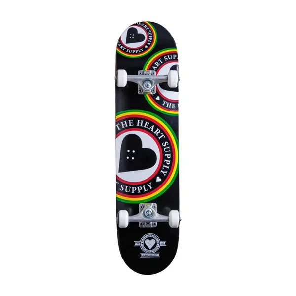 Skate HEART SUPPLY Orbit Logo Noir/Blanc/Rouge 7.75