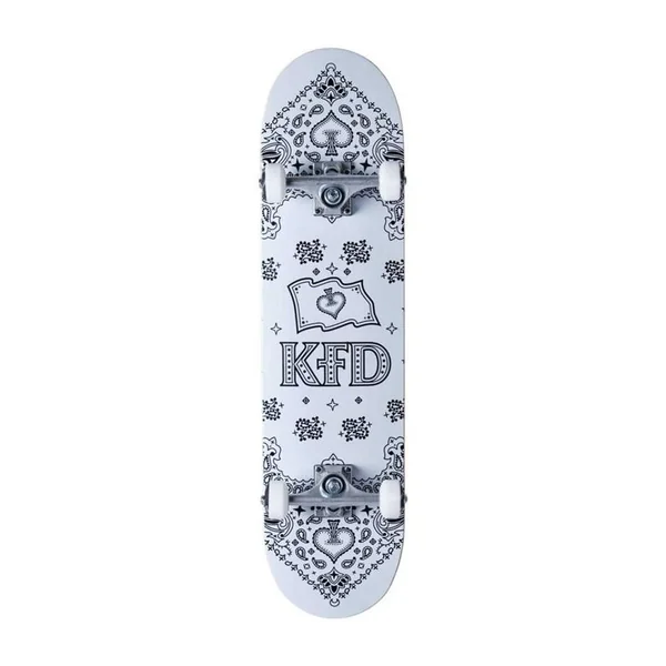 Skate KFD Bandana Blanc 8.0