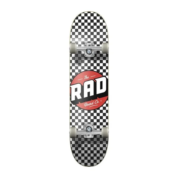 Skate RAD Checkers Progressive Noir/Blanc 7.75