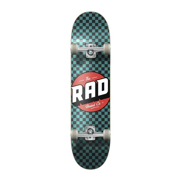 Skate RAD Checkers Progressive Noir/Bleu-vert 8.0