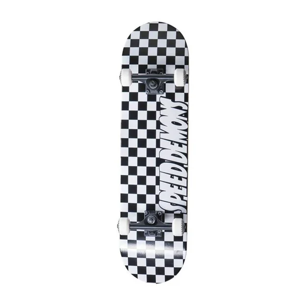 Skate SPEED DEMONS Checkers Noir/Blanc 8.0