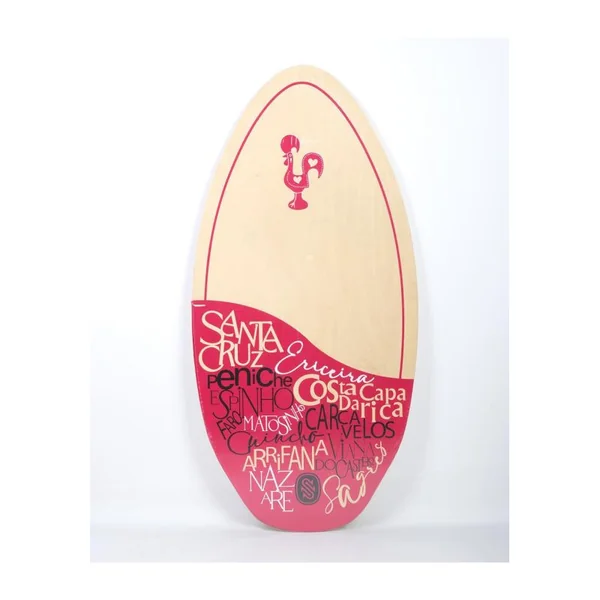 Skimboard ONE Wood Portugal 41 Red/Black