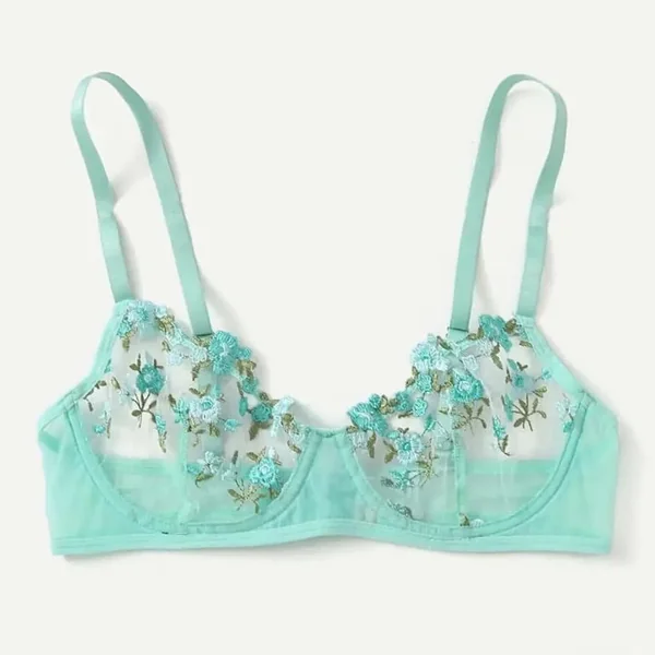 Soutien Gorge Bleu Turquoise