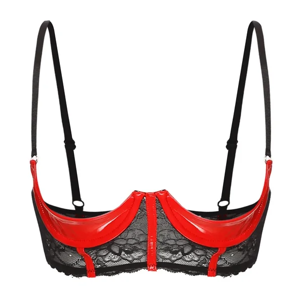 Soutien Gorge Cuir Dentelle