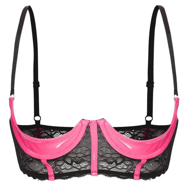 Soutien Gorge Cuir Dentelle