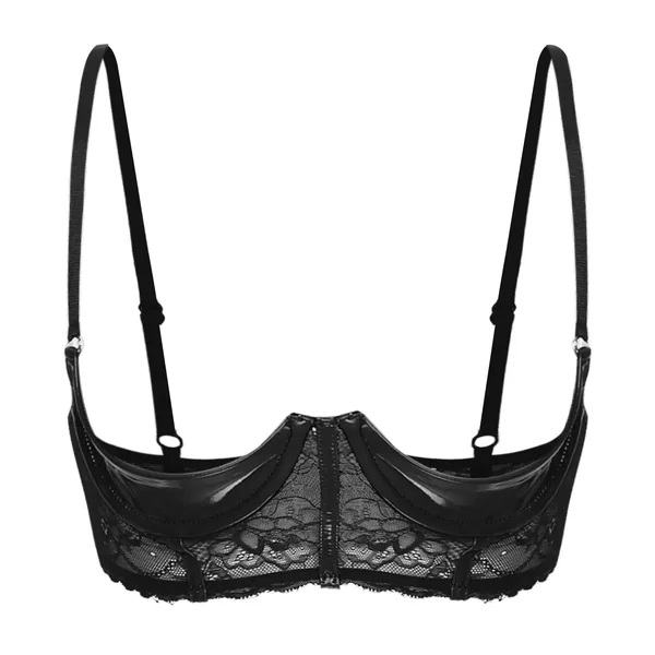 Soutien Gorge Cuir Dentelle