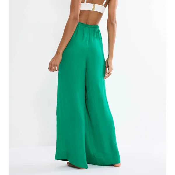 SUMMER SATIN Palm Green