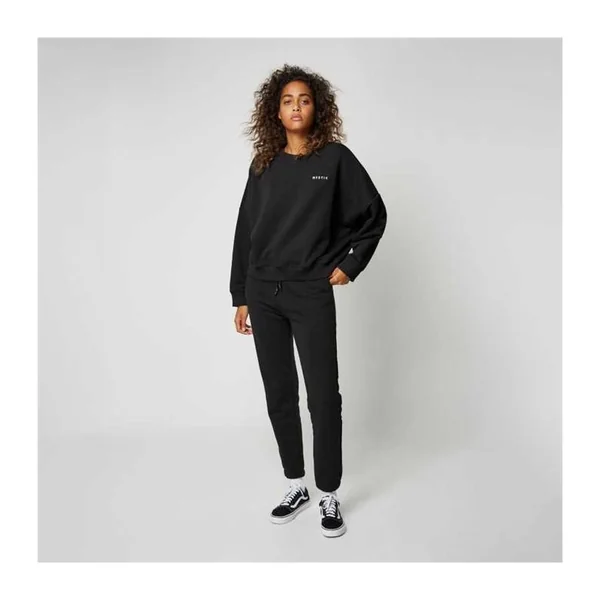 Sweat femme MYSTIC Dropped Shoulder Crew Black