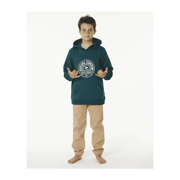 Sweat junior RIPCURL Stapler Hood - Boy Blue Green 12